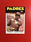 1986 Topps #10 Tony Gwynn HOF San Diego Padres