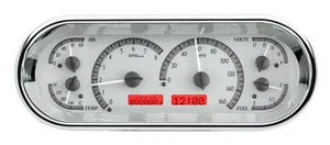 Dakota Digital Universal 4.4" x 11.4" Recessed Analog Gauge System VHX-1018-S-R - Bild 1 von 7