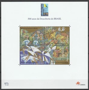 Portugal 2000 Discovery of Brazil MNH sheet - Picture 1 of 1