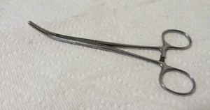 Camp-HY Stainless Steel Curved Forceps, Germany - Picture 1 of 4