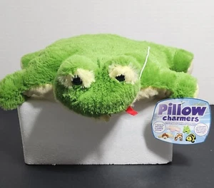 Kissen Charmers - grüner Frosch Plüsch - Bild 1 von 9