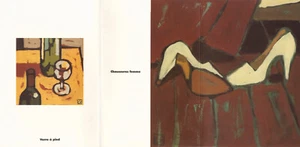 GOTTING TRIPTYQUE CARTON INVITATION EXPOSITION PEINTURES GALERIE DESBOIS 1994 - Imagen 1 de 2