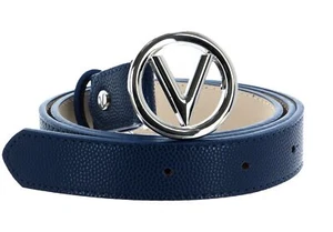 VALENTINO cinturón Round Belt W110 Blu / Nichel - Imagen 1 de 2