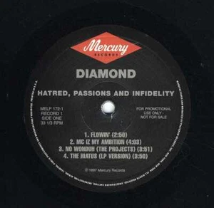 Diamond - Hatred, Passions And Infidelity (Instrumental) '97 2xLP US ORG!EX-/VG+ - Picture 1 of 1