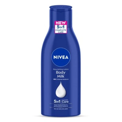 NIVEA Nourishing Body Milk 120ml Body Lotion with Deep Moisture Serum pack of 6 Foto 1 de 4