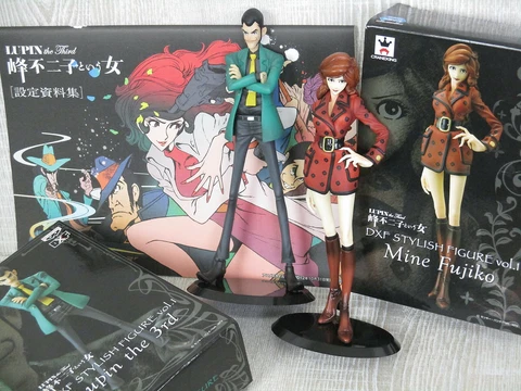 LUPIN THE THIRD 3rd Woman Called MINE FUJIKO Art Set Design Book w/Figure Ltd * Cover