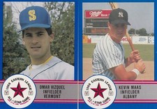 1988 Eastern League All-Stars Set 52 Cards Kevin Maas Omar Vizquel AA