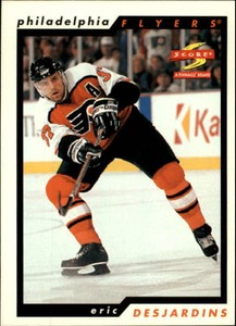 1996-97 Score Flyers Hockey Card #159 Eric Desjardins