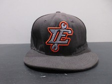 Inland Empire 66ers Hat Cap Fitted 7 3/4 Black Orange Minor League Baseball