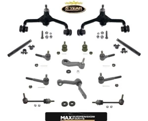 Town Car 95-97 14pc Chassis Kit Control Arms Bushings Ball Joints Tie Rods - Picture 1 of 1