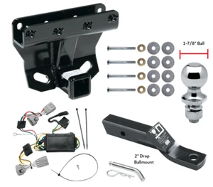 Trailer Hitch For 05-06 Jeep Grand Cherokee Except SRT-8 w/ Wiring & 1-7/8" Ball - Picture 1 of 8