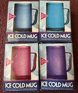 (4) Taza vintage Sevilla clásica helada con gel helado 16 oz. Nuevo En Caja 1994 - Imagen 1 de 12