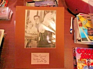 Alan Young  Actor  with "Mister Ed" 11 x 14 Autograph Matte w/coa - Picture 1 of 3