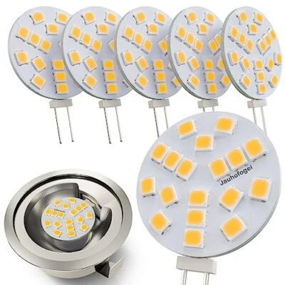 JAUHOFOGEI G4 Disc LED Bulbs 12V AC/ 10-24V DC 20W Type T3 Glass Halogen Bulb... - Image 1 of 4