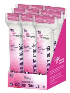 Swisspers Premium Hypoallergenic Cotton Rounds, 900-count - Picture 1 of 3