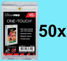 50 Ultra Pro ONE TOUCH MAGNETICS 360pt UV Card Holder Storage Case Sport Trading