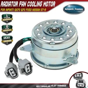 Left or Right Radiator Fan Cooling Motor for INFINITI QX70 Q70 FX50 Nissan GT-R - Picture 1 of 9