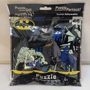 DC Comics Batman Puzzles On The Go 48 Pieces New Factory Sealed - Picture 1 of 4