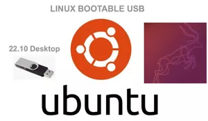 Ubuntu 22.10 Desktop Amd64 8GB Bootable USB Flash Installation Drive - Picture 1 of 1