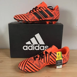 Adidas Junior Nemeziz 17.4 FxG J Soccer Cleats Orange Black Youth sz 5.5 US NEW - Picture 1 of 6