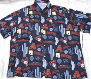 Camisa Arizona Diamondbacks D-Backs Hawaiana SGA Béisbol Poliéster Talla 3XL Adulto - Imagen 1 de 3