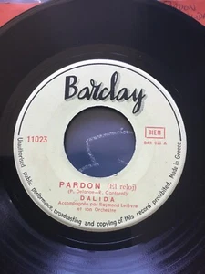 Dalida-Pardon 1960 Greece 7” single - Picture 1 of 3