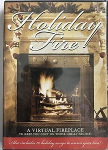 Holiday Fire (DVD) A Virtual Fireplace To Keep You Warm On Those Chilly Nights - Picture 1 of 1