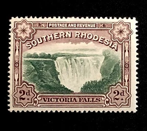 1932 SOUTHERN RHODESIA 2d STAMP-VICTORIA FALLS-KING GEORGE V-Sg SR 29-MH - Picture 1 of 3
