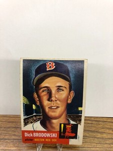 1953 Topps #69, Dick Brodowski, Boston Red Sox, VG or better.