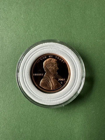 2002 S PROOF LINCOLN MEMORIAL CENT PENNY  **Free Shipping** Cover