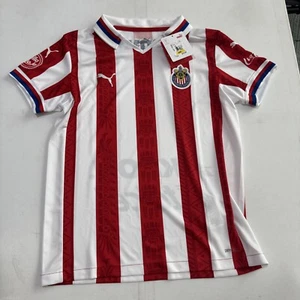 Puma Club Depoortivo Guadalajara Youth Soccer Shirt Size M 11-12Y Chivas Liga MX - Picture 1 of 24