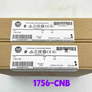 New Factory Sealed AB 1756-CNB SER D ControlLogix Communication Module 1756-CNB - Picture 1 of 6