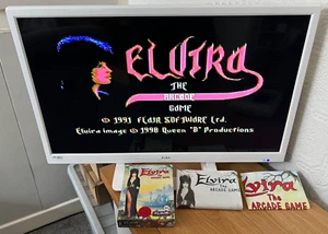 Elvira the Arcade Game Commodore 64 Cassette - Working -👽👾Retro Gift Idea👾👽 - Photo 1/24