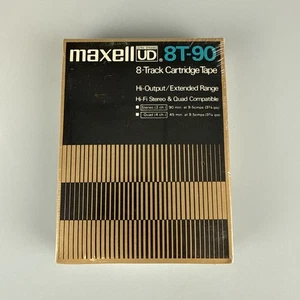 Maxell UD 8T-90 8 tracce cartuccia nastro uscita alta nuovo - Foto 1 di 3