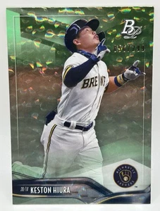 2021 Bowman Platinum #57 Keston Hiura Brewers /299 Foilboard - Picture 1 of 3