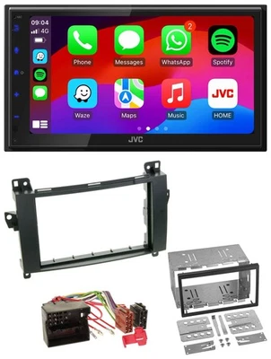 JVC Bluetooth 2DIN MP3 DAB USB Autoradio für Mercedes B-Klasse T245 05-11 - Bild 1 von 4