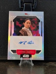 2023 Topps Finest Star Wars #FA-MQ Minas Velti - Ming Qui AUTOGRAPH  - Picture 1 of 2