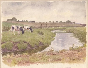 Hjalmar Asp (Swedish, 1879-1940) watercolor drawing 22 - Picture 1 of 2