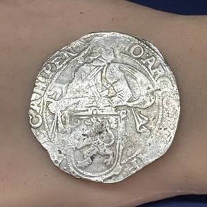 Dólar león holandés de plata Kampen de los Países Bajos 1652 tu grado - Imagen 1 de 2