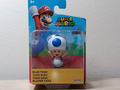 *FRETE GRÁTIS* 2,5" SAPO AZUL Super Mario World of Nintendo JAKKS PACIFIC - Imagem 1 de 3