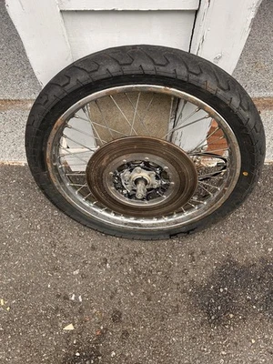  1976 HONDA CB750F OEM FRONT WHEEL RIM 19x1.85 - Image 1 of 4