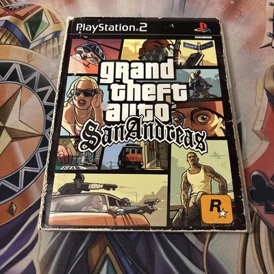 Grand Theft Auto: San Andreas (Sony PlayStation 2, 2004) Estuche defectuoso Foto 1 de 4