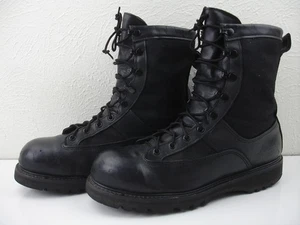 Herren 9 M Matterhorn Wasserdicht Gore-Tex 1998 Militär Stiefel Schwarz Stahlkappe ASNI - Bild 1 von 12