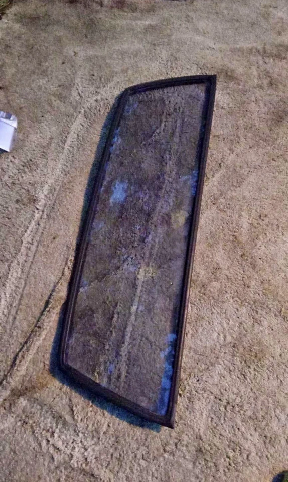 Ventana trasera de cristal fija cabina simple Nissan D21 carrocería dura 86-97 Foto 1 de 1