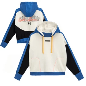 Under Armour Women's Hoodie (Size XL) White Rival Fleece Hoodie - New - Picture 1 of 1