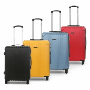 Hard Shell Cabin 55 x 27 x 22 cm ABS Suitcase Suitable for Easyjet, Ryanair - Imagen 1 de 46