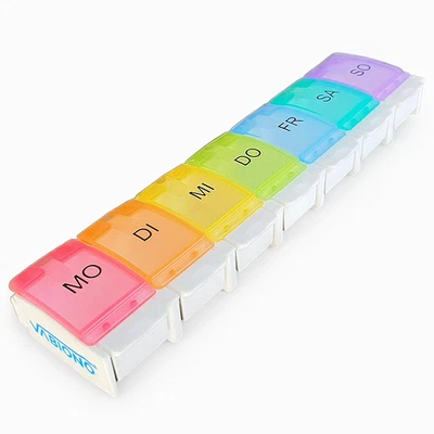 Pillendose Pillenbox Design Tabletten-Box Medikamentenbox 7 Tage VABIONO® - Bild 1 von 4