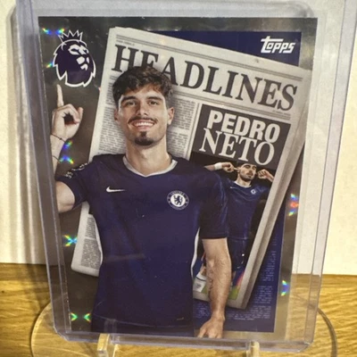 2025-26 Topps Premier League Headlines HOLO #444 Pedro Neto, Chelsea!!! - Image 1 of 2