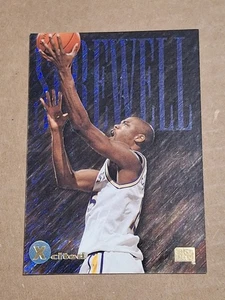 1994 LATRELL SPREWELL SKYBOX XCITED NBA CARD #17 GS WARRIORS NY KNICKS ALABAMA  - Bild 1 von 2