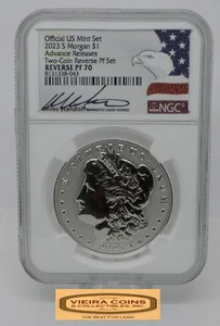 2023-S Silver Morgan Dollar U.S Mint, Advance Releases, NGC REVERSE PF70#SO51750 - Picture 1 of 2